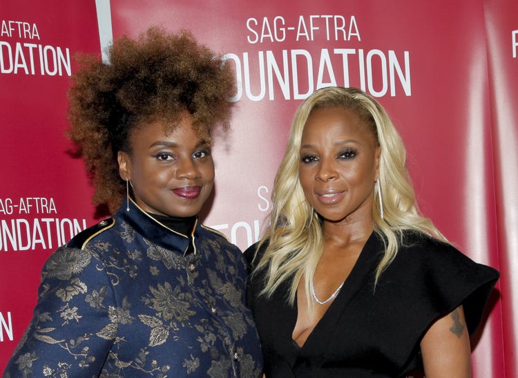 Dee Rees and Mary J. Blige