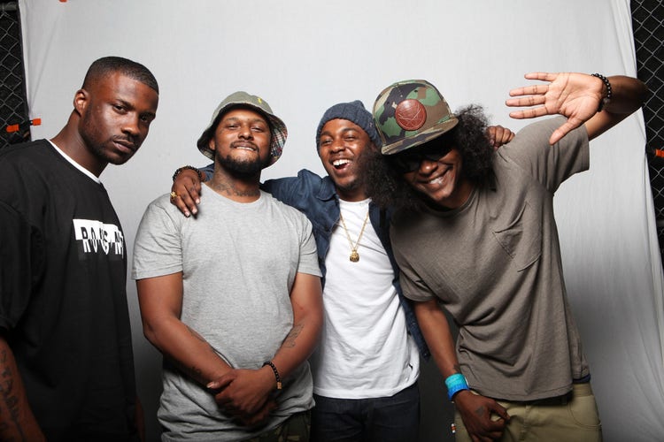 Jay Rock, Schoolboy Q, Kendrick Lamar and Ab-Soul
