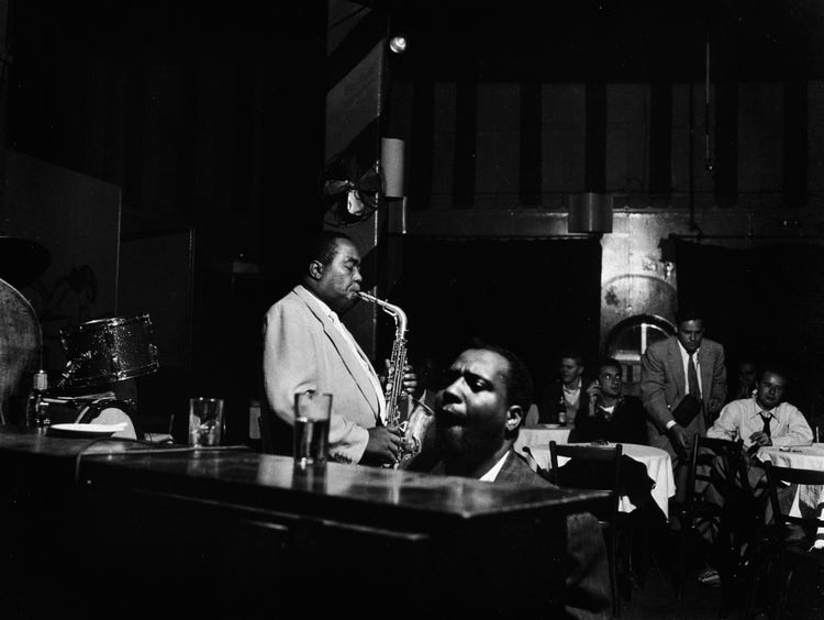 Charlie Parker and Thelonious Monk
