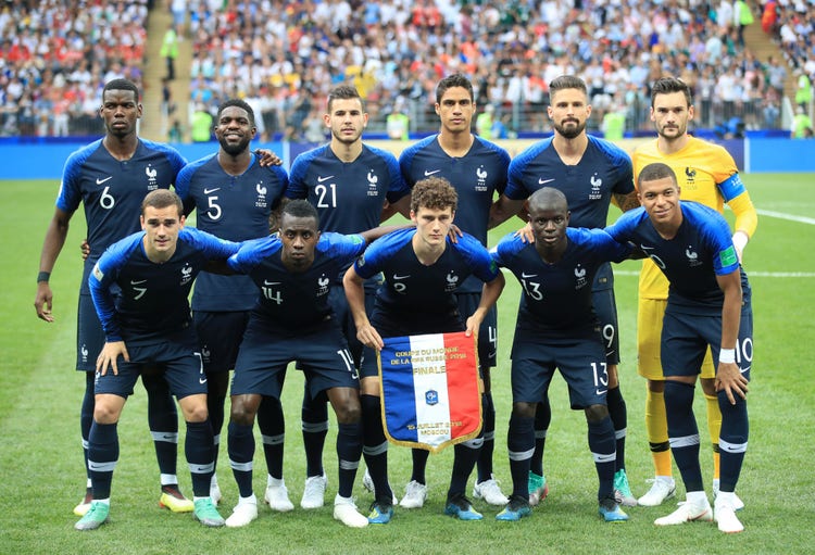 France Team FIFA World Cup 2018