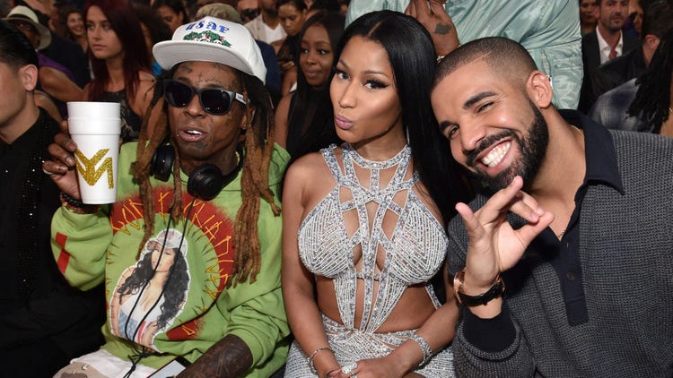 Lil Wayne, Nicki Minaj and Drake