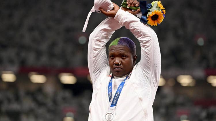 Olympian Raven Saunders’ mother dies days after her silver medal win