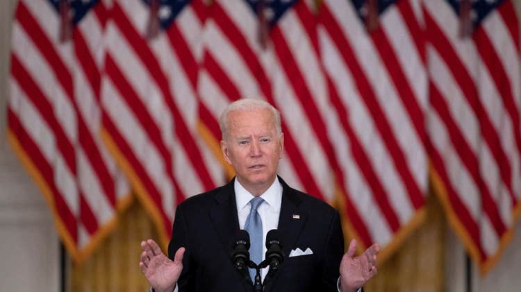 Biden defends decision to withdraw U.S. troops from Afghanistan