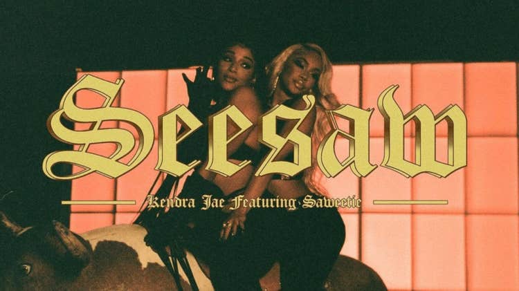 Saweetie joins Kendra Jae for her new “Seesaw” video