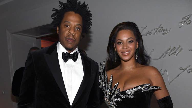 JAY-Z and Beyoncé pose in front of unearthed Basquiat painting in first Tiffany & Co. ad