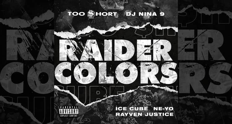 Too Short, Ice Cube, and Ne-Yo rep their team on “Raider Colors”