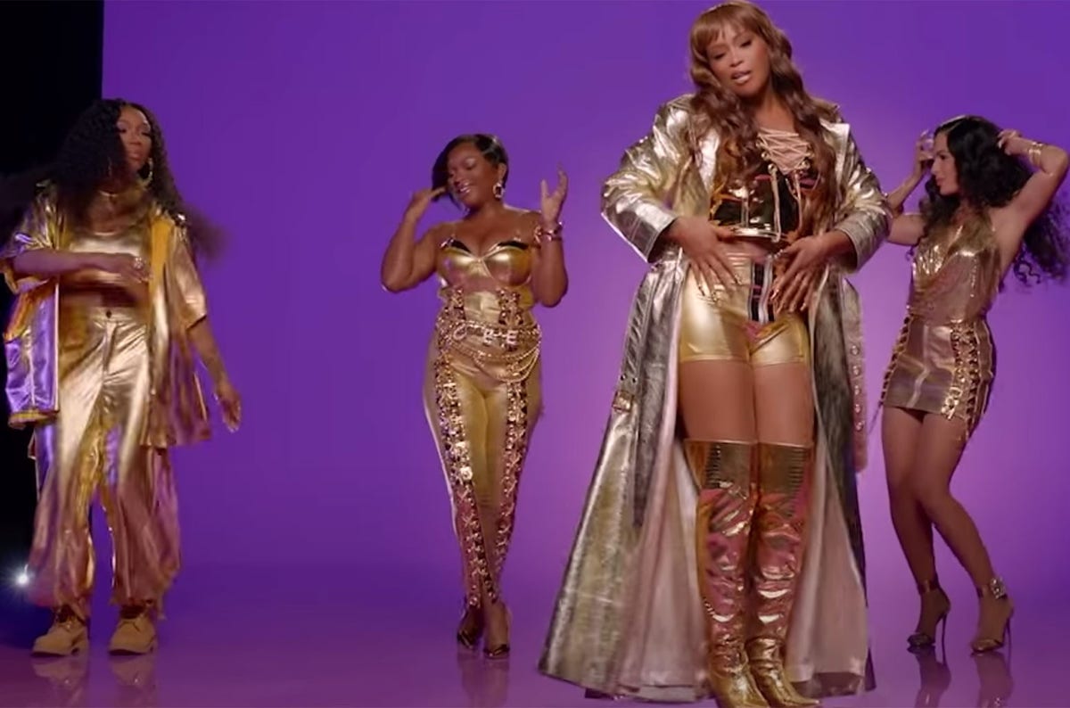 Eve, Brandy, Naturi Naughton, and Nadine Velazquez live it up in “Nasty  Girl” video