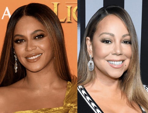 Beyoncé, Mariah Carey