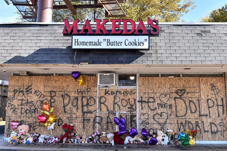 Young Dolph memorial at Makeda's Cookies