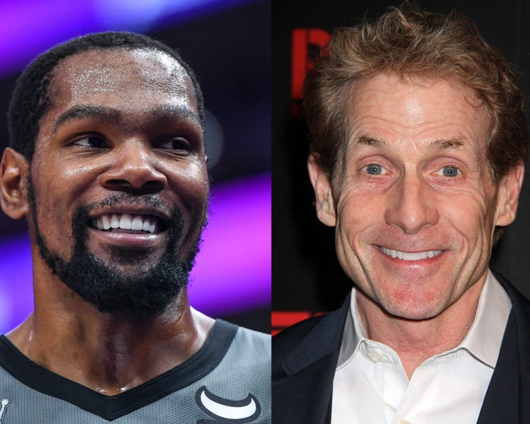 Kevin Durant and Skip Bayless