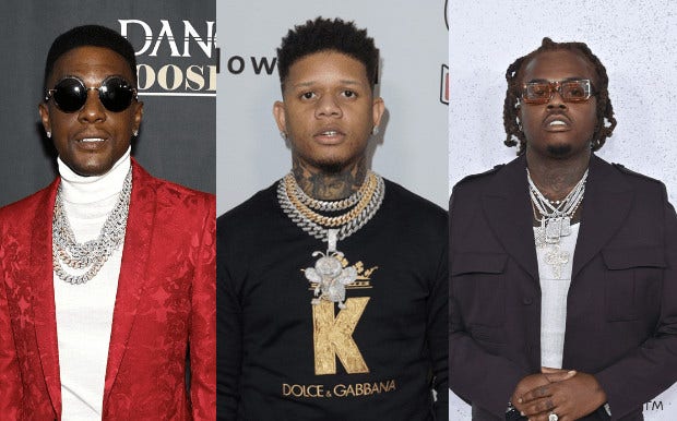 Christmas giveaways hosted by Boosie, Gunna and Yella Beezy