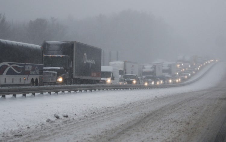 Drivers stranded I-95