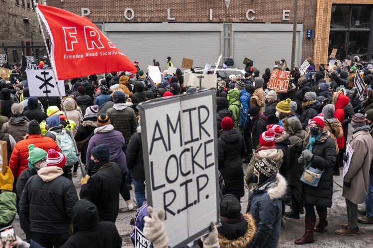 Amir Locke protest