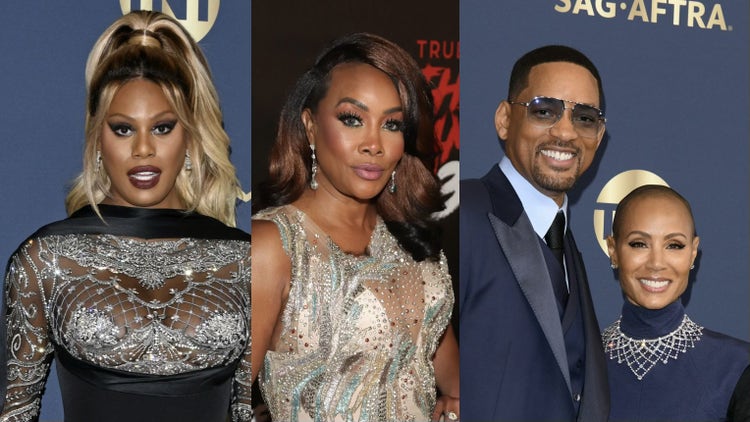 Laverne Cox, Vivica A. Fox, Will Smith, Jada Pinkett Smith