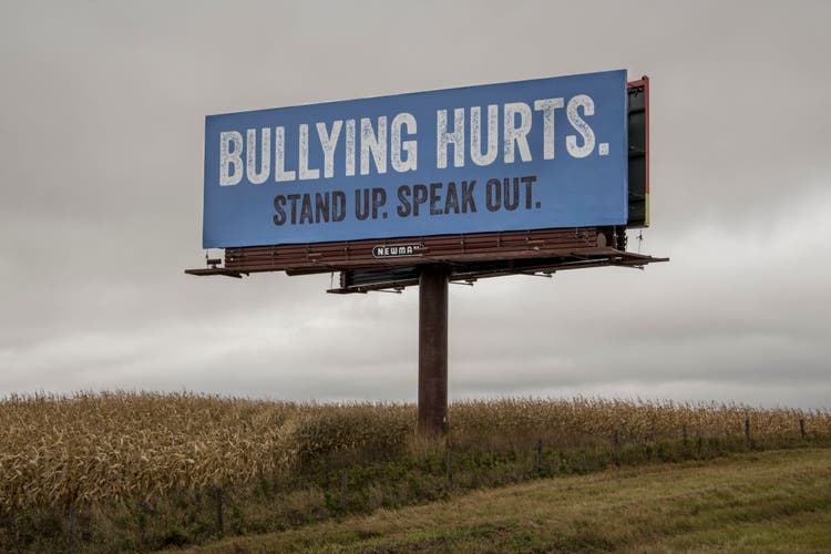 Anti-bullying sign