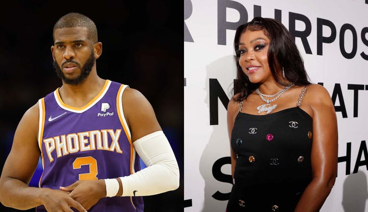 Chris Paul and Taraji