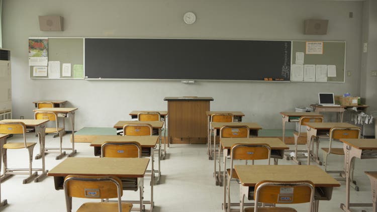 Empty classroom