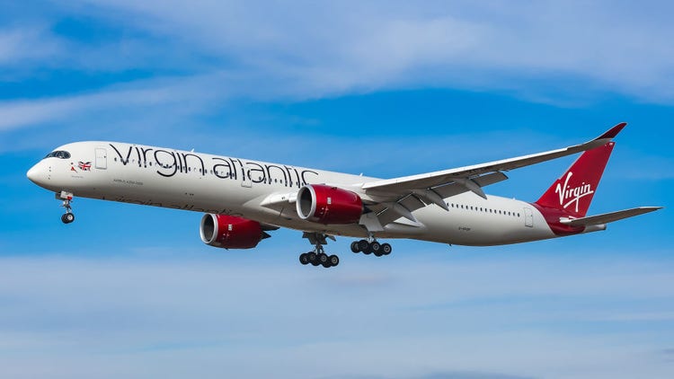 Virgin Atlantic plane