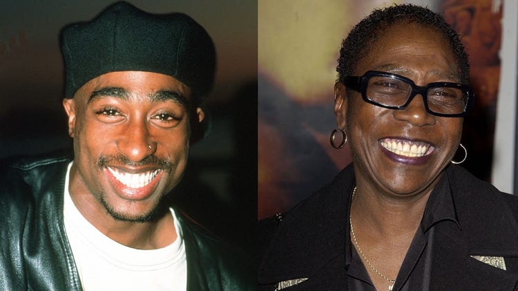 Tupac and Afeni Shakur