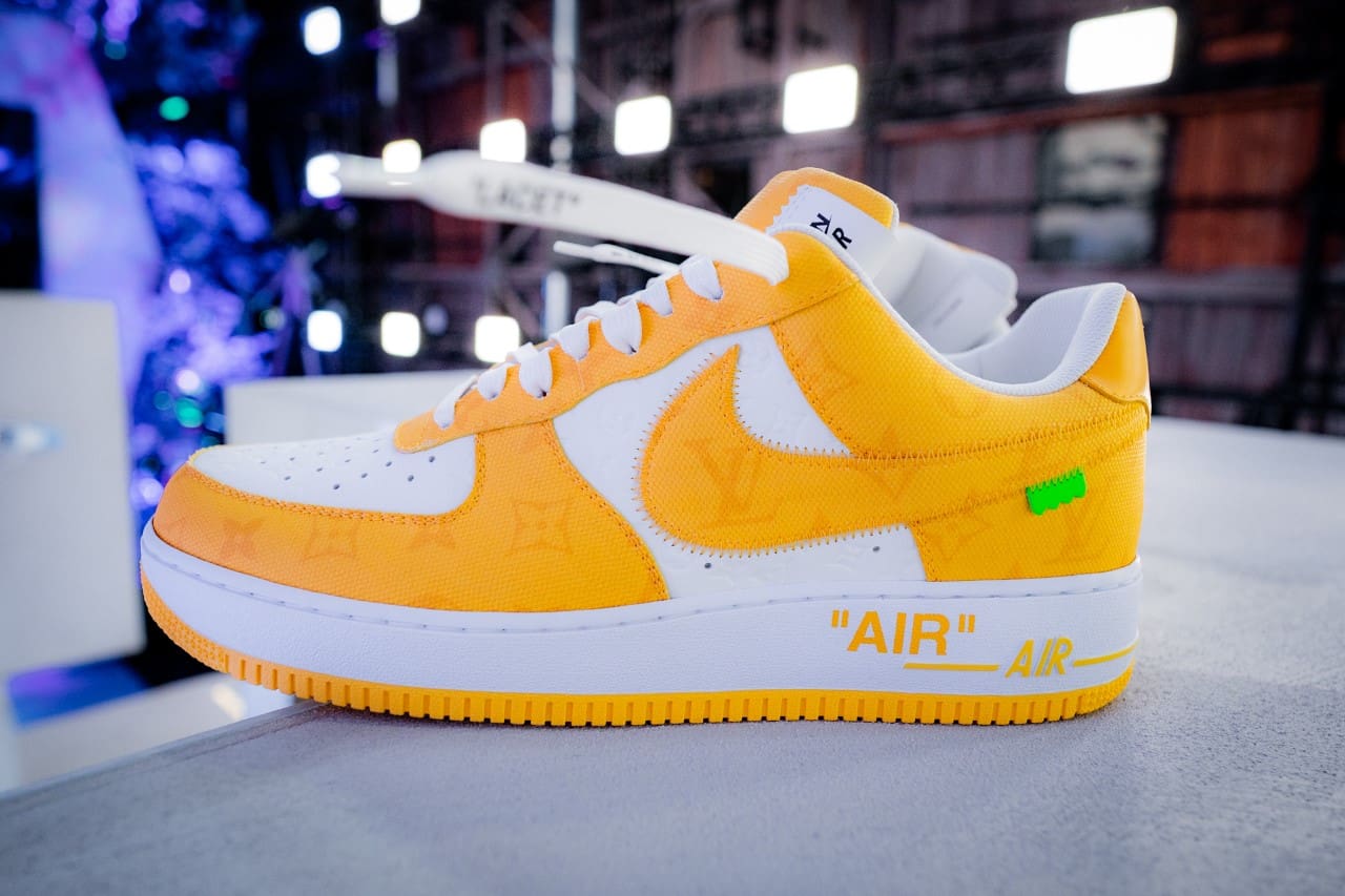 A closer look at the Louis Vuitton and Nike Air Force 1 by Virgil Abloh