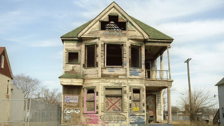 abandoned house