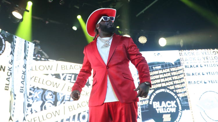 T-Pain performs