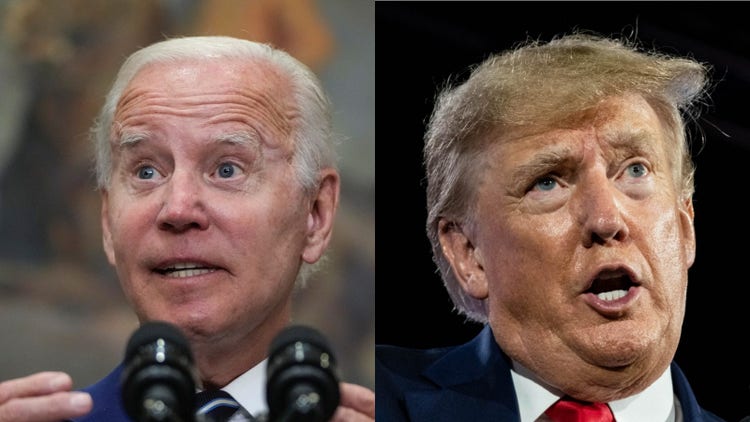 Joe Biden and Donald Trump