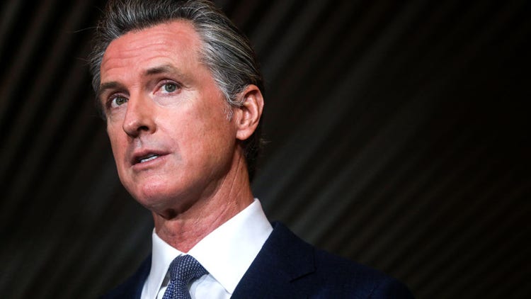 California Governor Gavin Newsom