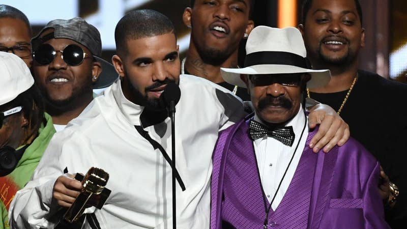 Drake Receives Massive Bra From His Dad, Dennis Graham