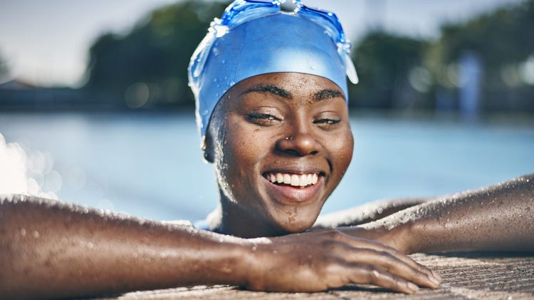 swimming cap