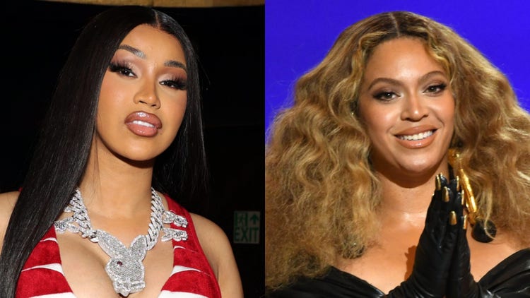 Cardi B and Beyoncé