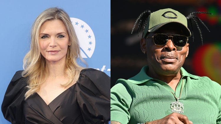 Michelle Pfeiffer and Coolio