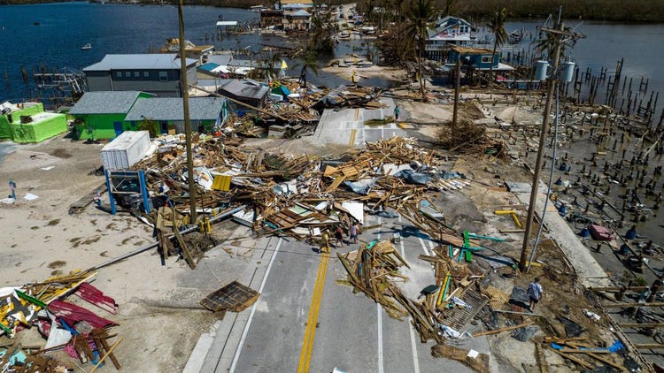 Hurricane Ian damage