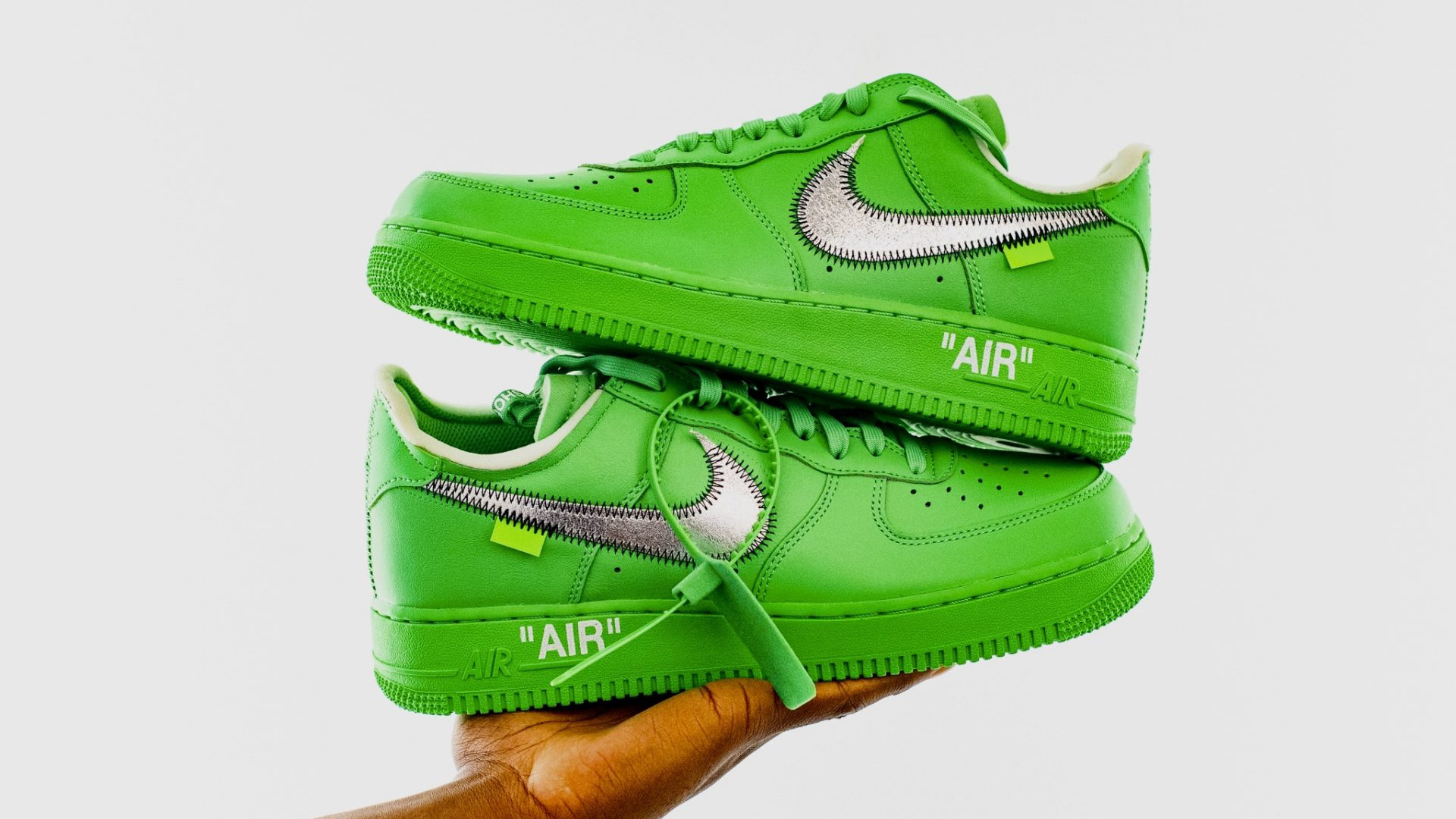 Off-White x Nike AF1 Low “Green Spark”