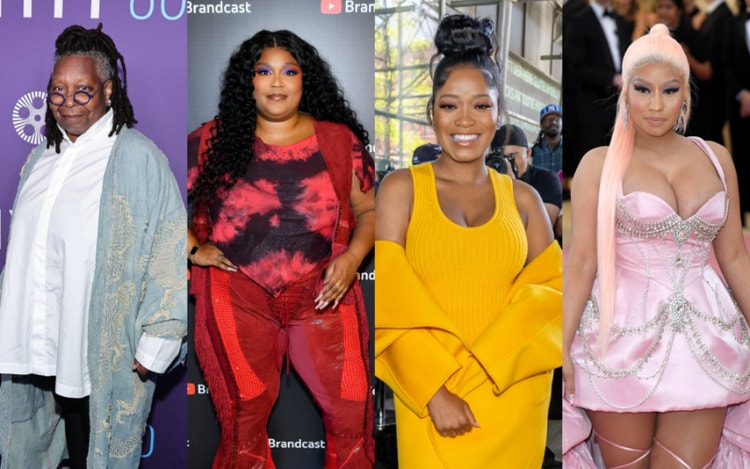 Whoopi Goldberg, Lizzo, Keke Palmer, Nicki Minaj