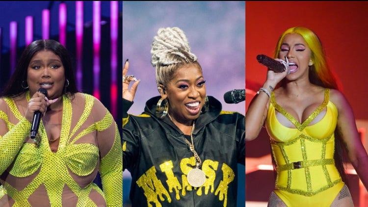 Lizzo, Missy Elliott, Cardi B