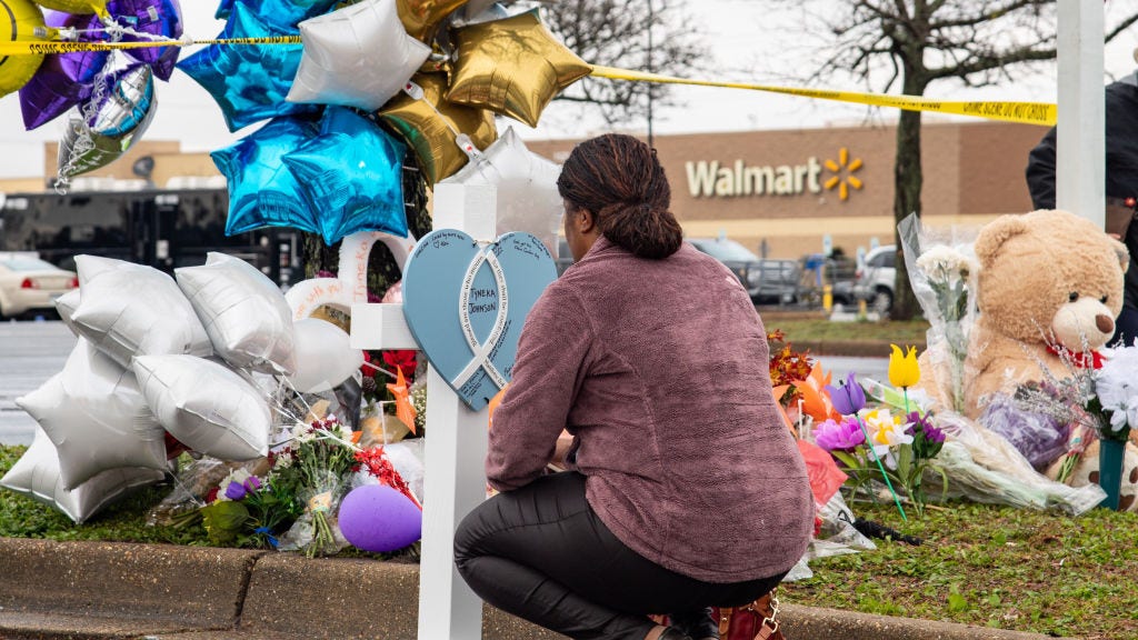 Vigil Held For Virginia Walmart Mass Shooting Victims