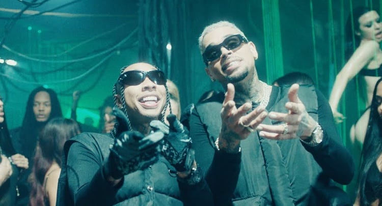 Tyga and Chris Brown