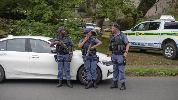 South African police