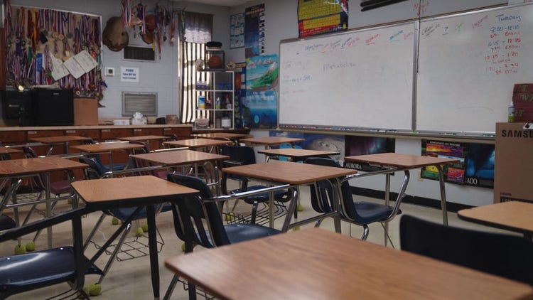 New Jersey middle school classroom