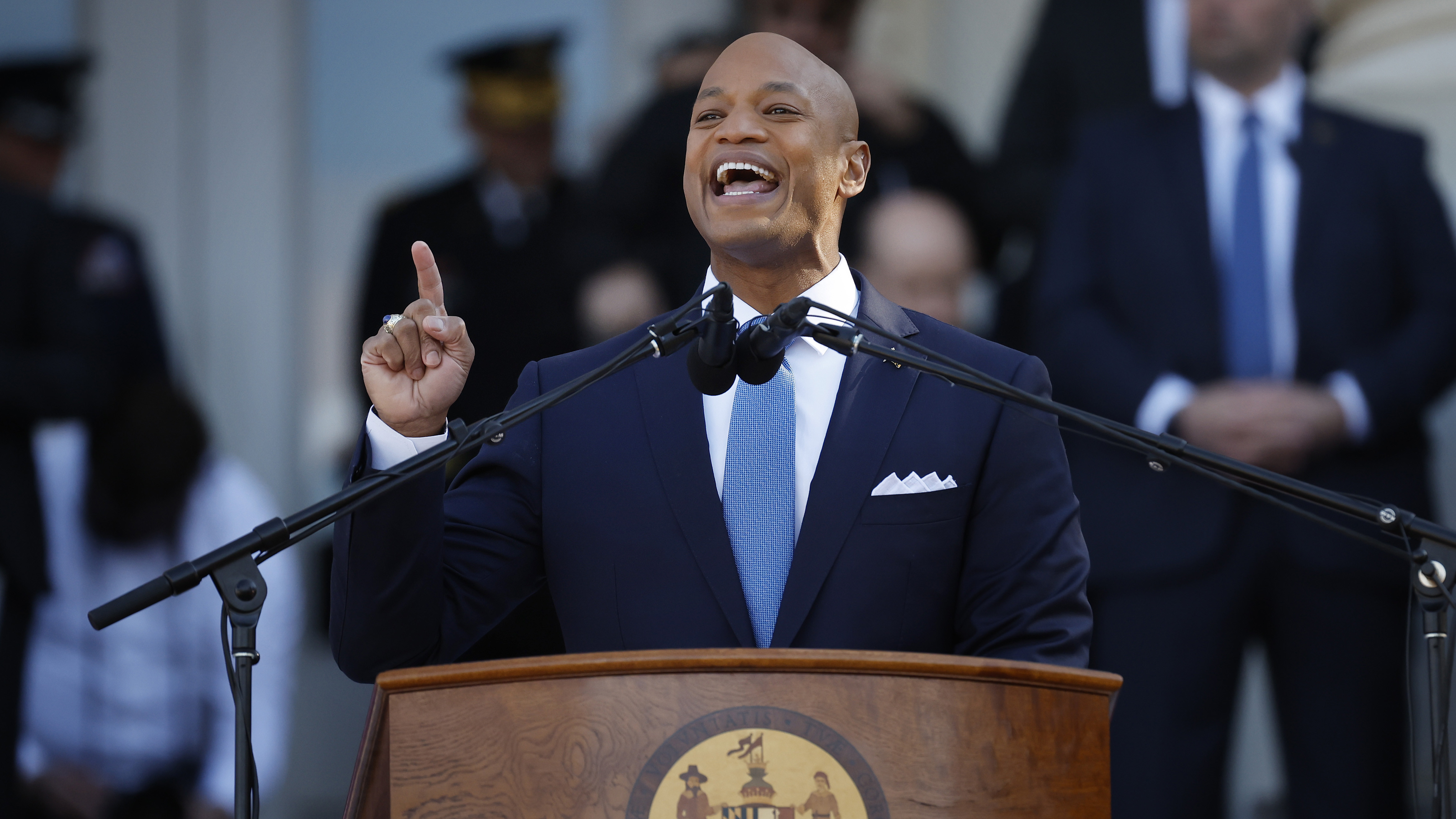 Wes Moore Has Been Sworn In As Maryland's First Black Governor