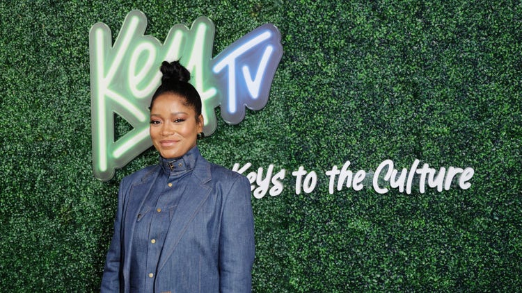 Keke Palmer at KeyTV launch party