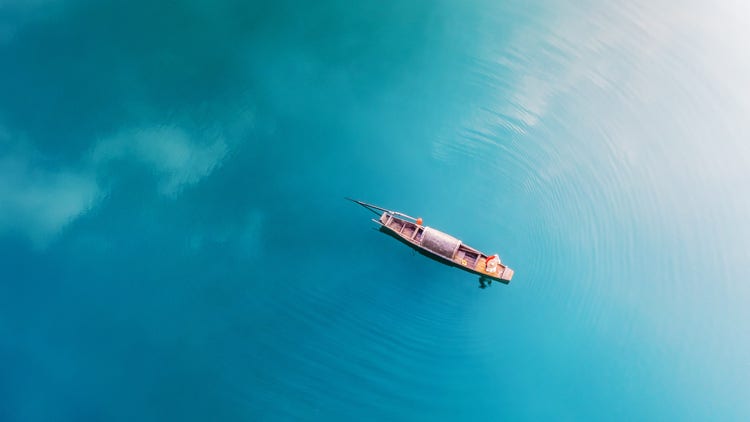 boat at sea