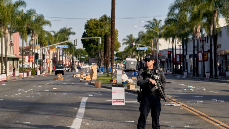 Monterey Park, California shooting scene