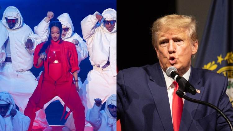 Rihanna and Donald Trump