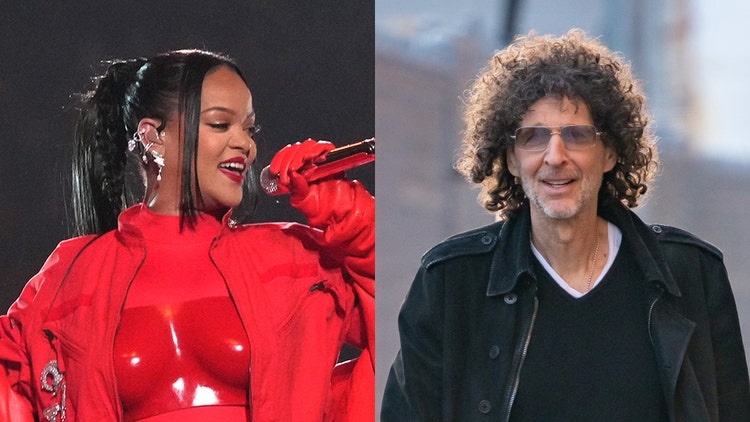 Rihanna and Howard Stern