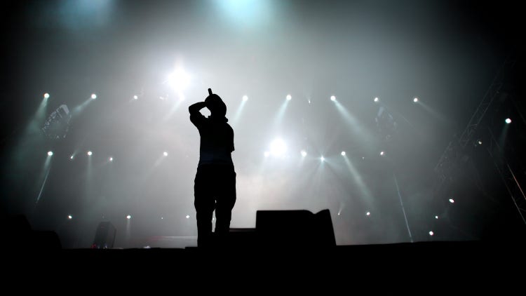 performer silhouette