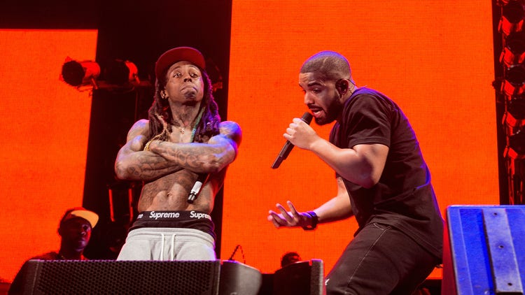 Lil Wayne and Drake