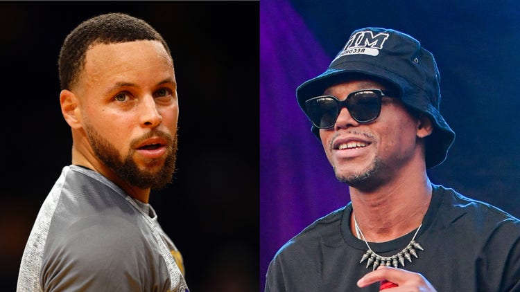 Steph Curry and Lupe Fiasco