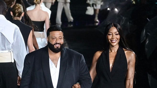 DJ Khaled and Naomi Campbell